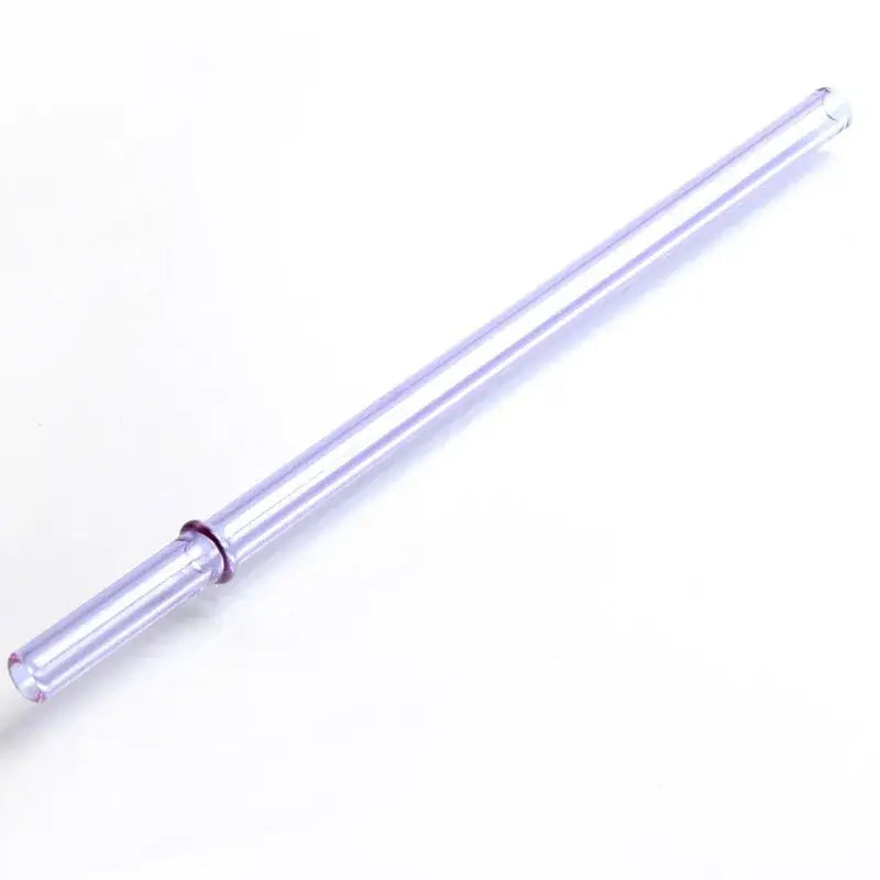 Hand blown colorful twisted glass straws kitchen drinkware set