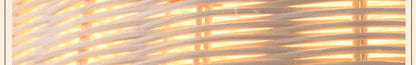 DecorBites™ Hand-Knit Bamboo Pendant Ceiling Light