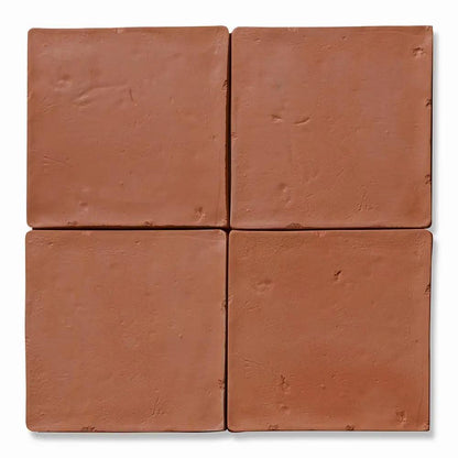 Hand Made Matte Terracotta Tiles 6x6