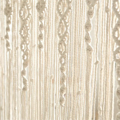 DecorBites™ Hand-woven Macrame Door Curtain Bohemia Wall Hanging Tapestry For Home Window Doorway Bedroom Living Room Wedding Backdrop Decor
