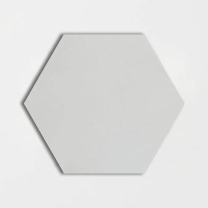 Handmade Bianca Honed Hexagon Cement Tiles 8x8