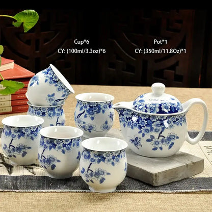 Handmade ceramic kung fu teapot – dining room dragon tea pot