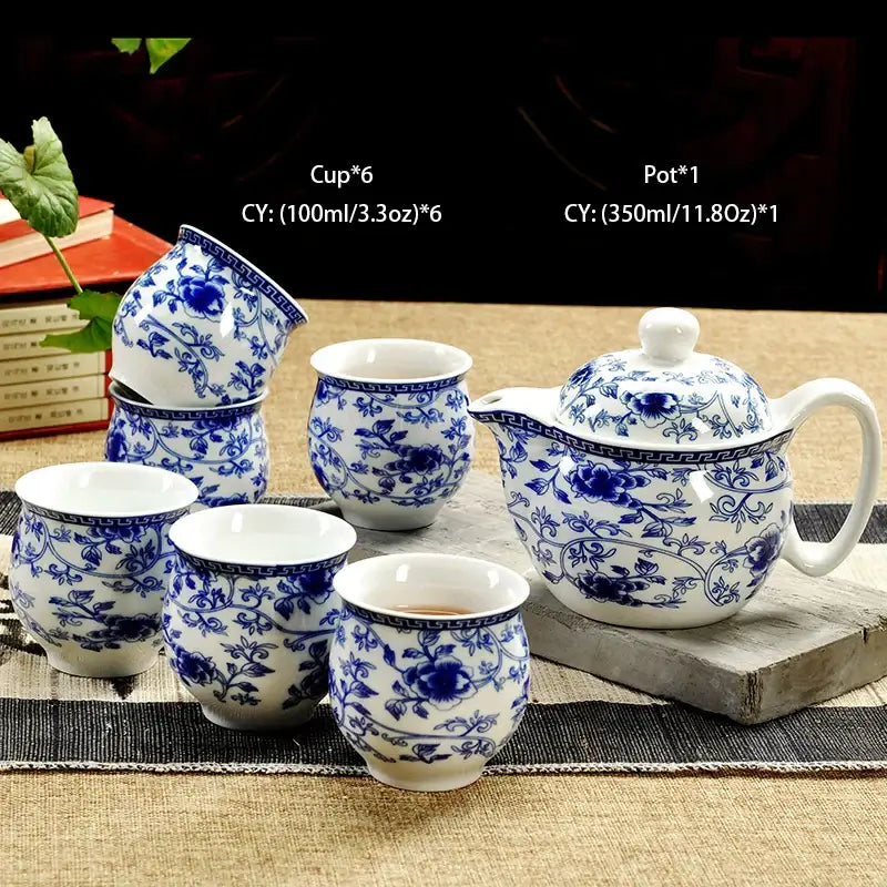 Handmade ceramic kung fu teapot – dining room dragon tea pot