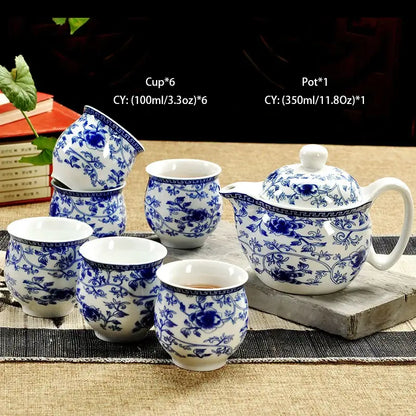 Handmade ceramic kung fu teapot – dining room dragon tea pot
