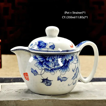 Handmade ceramic kung fu teapot – dining room dragon tea pot