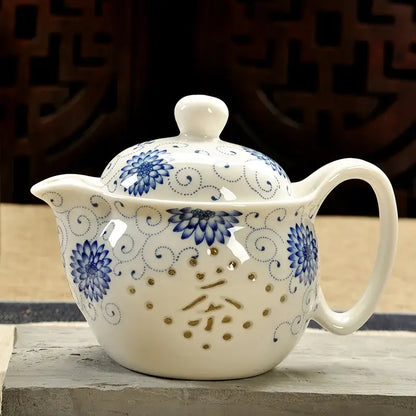 Handmade ceramic kung fu teapot – dining room dragon tea pot