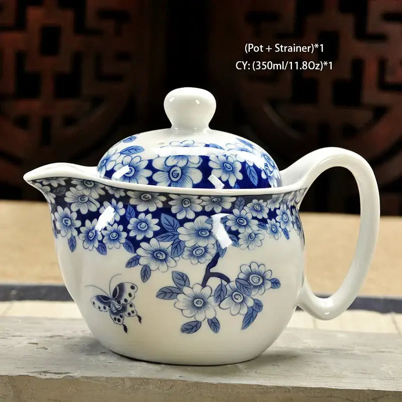 Handmade ceramic kung fu teapot – dining room dragon tea pot