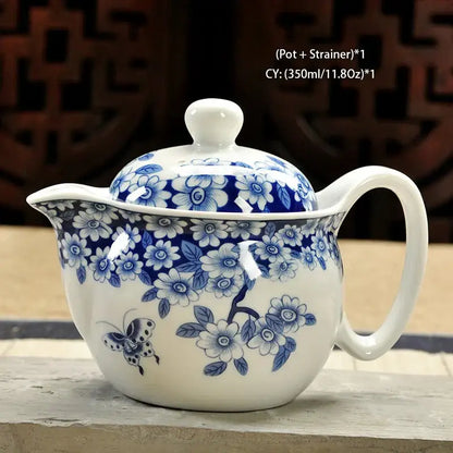 Handmade ceramic kung fu teapot – dining room dragon tea pot