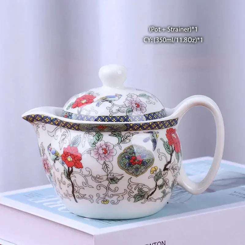 Handmade ceramic kung fu teapot – dining room dragon tea pot