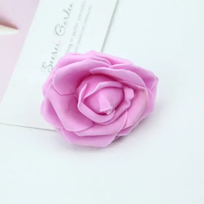 Handmade colorful foam roses flower wedding decor bedroom bouquet