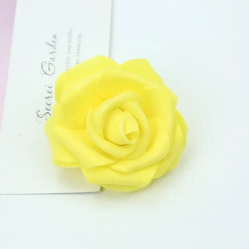 Handmade colorful foam roses flower wedding decor bedroom bouquet