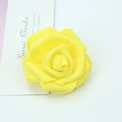 Handmade colorful foam roses flower wedding decor bedroom bouquet