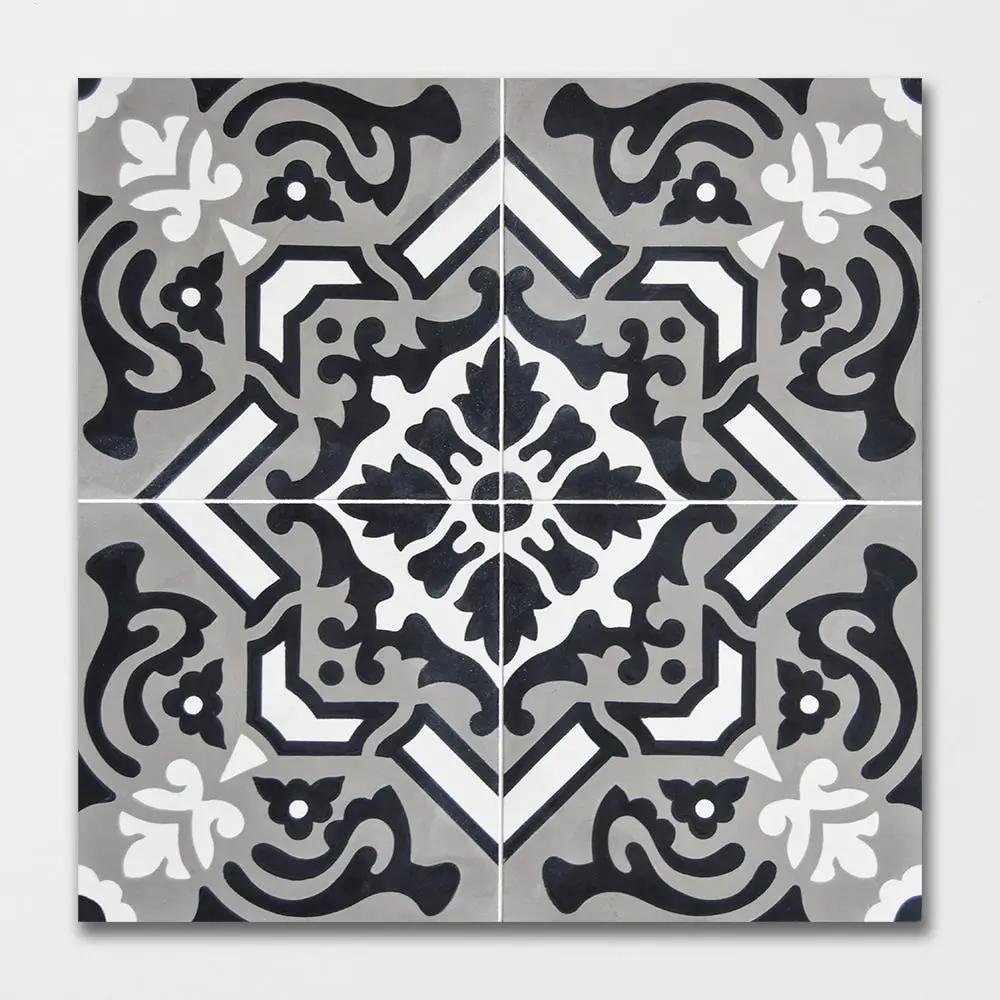 Handmade Flecha Honed Cement Tiles 8x8