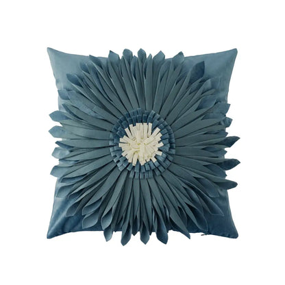 Handmade flower cushion cover set living room floral pillows