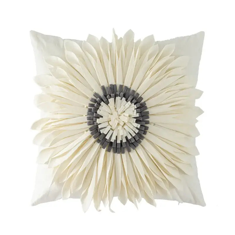 Handmade flower cushion cover set living room floral pillows
