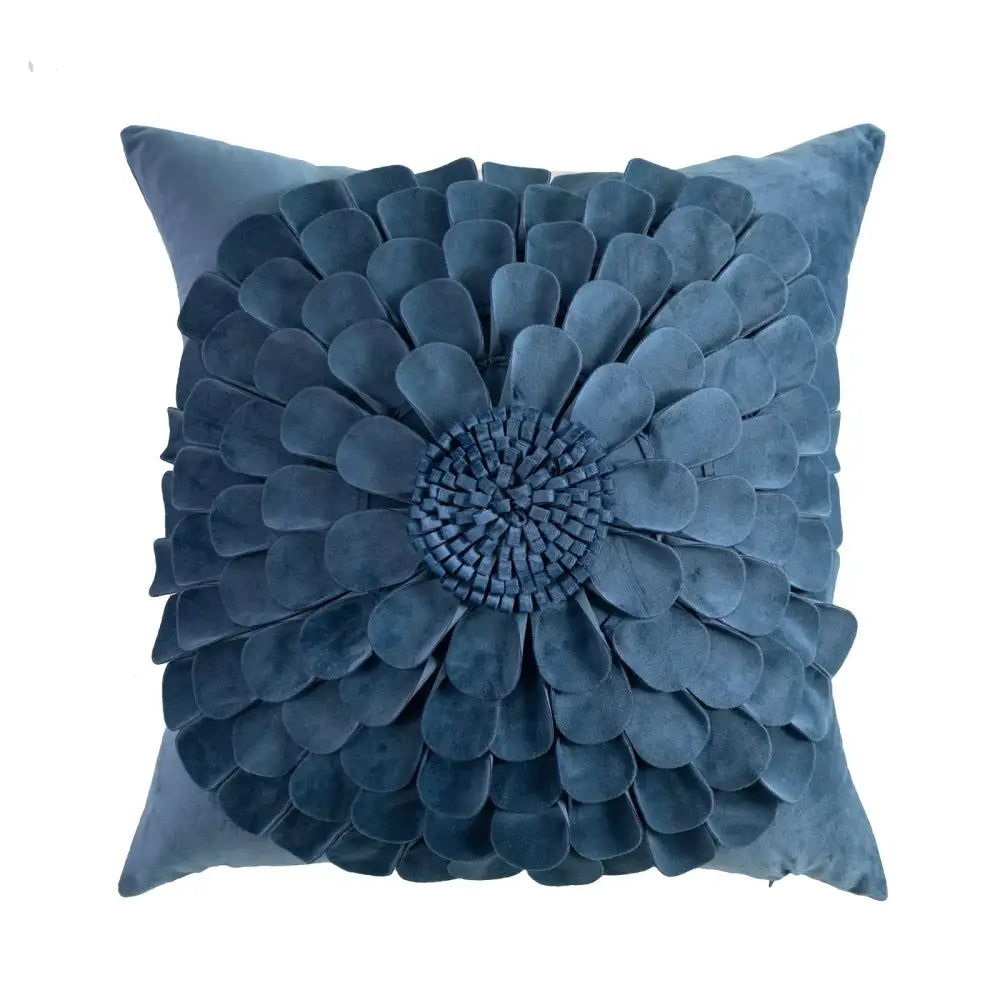 Handmade flower cushion cover set living room floral pillows