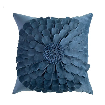 Handmade flower cushion cover set living room floral pillows