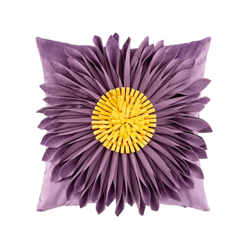 Handmade flower cushion cover set living room floral pillows