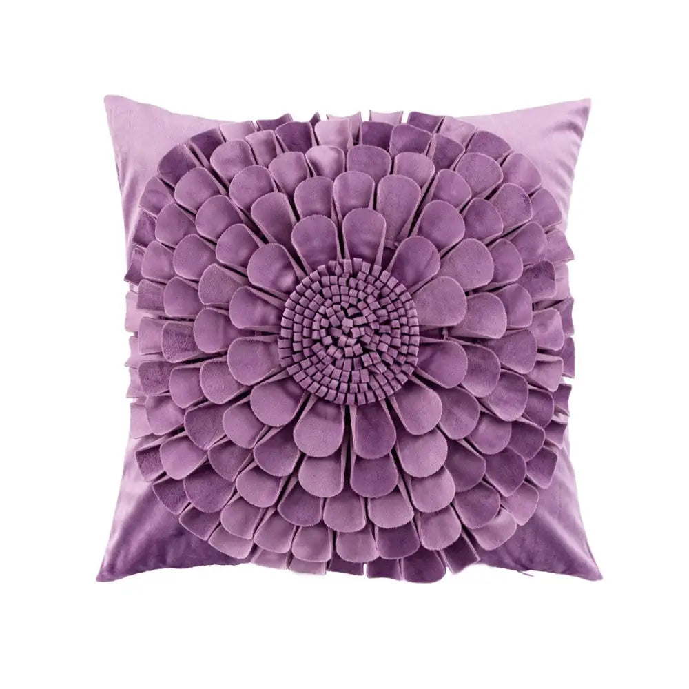Handmade flower cushion cover set living room floral pillows