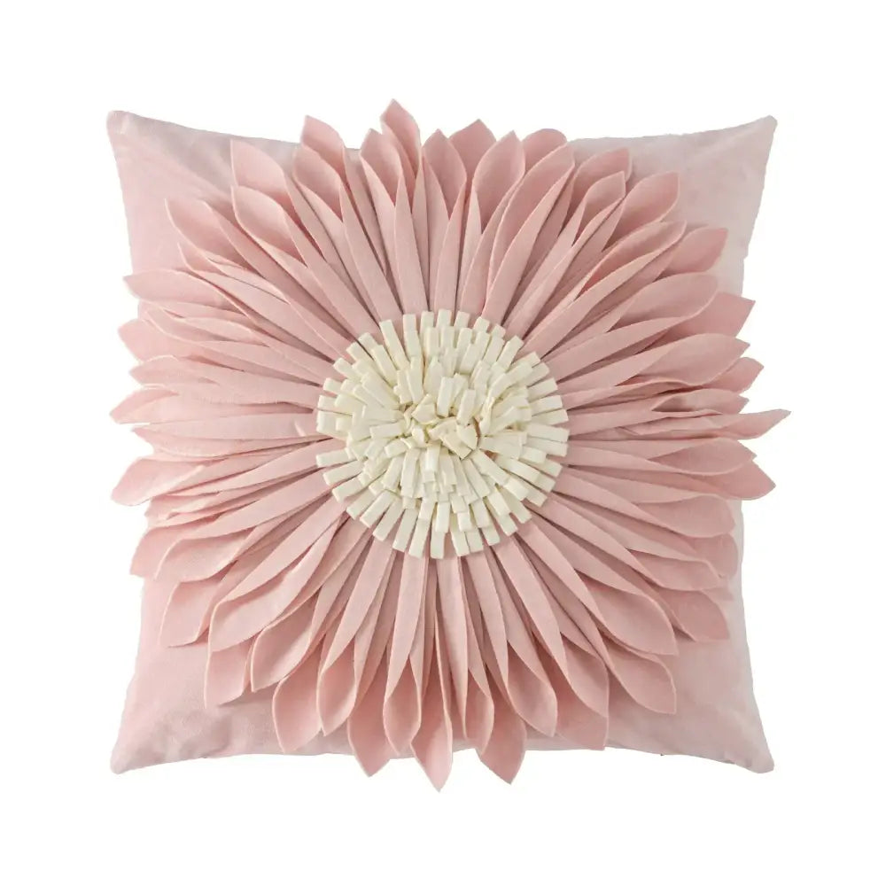 Handmade flower cushion cover set living room floral pillows