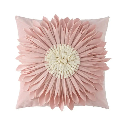 Handmade flower cushion cover set living room floral pillows