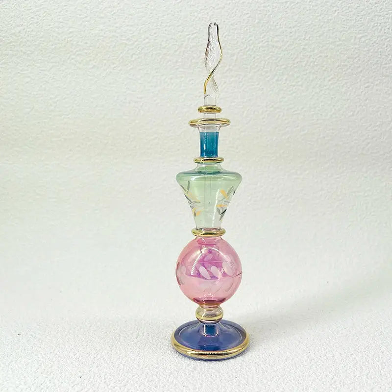 Handmade glass bottle exquisite ornament for living room decor