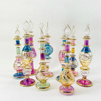 Handmade glass bottle exquisite ornament for living room decor