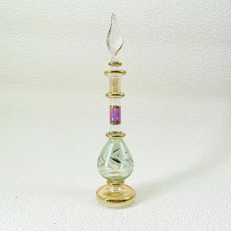Handmade glass bottle exquisite ornament for living room decor