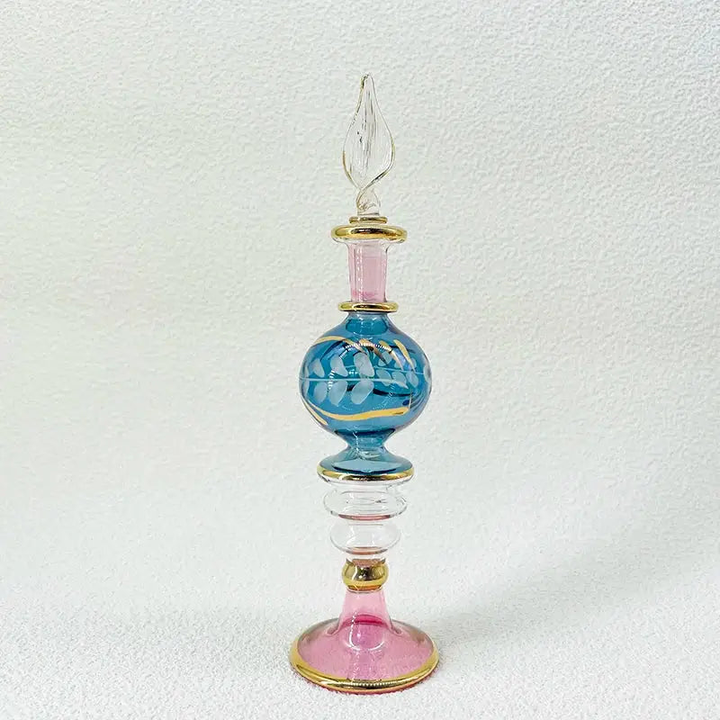 Handmade glass bottle exquisite ornament for living room decor