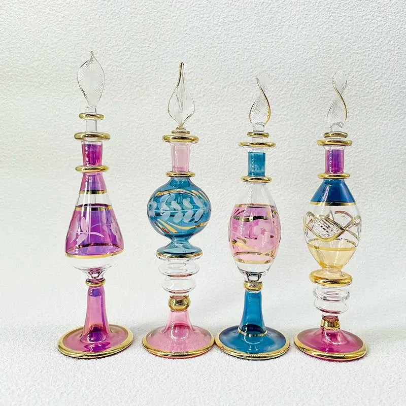 Handmade glass bottle exquisite ornament for living room decor
