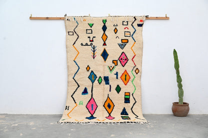 DecorBites™ Handmade Moroccan Azilal Rug - 222 x 139 cm