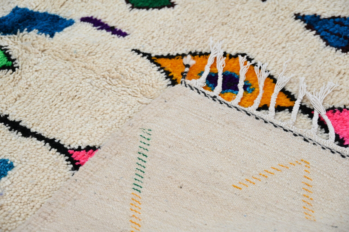 DecorBites™ Handmade Moroccan Azilal Rug - 222 x 139 cm