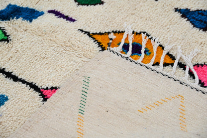 DecorBites™ Handmade Moroccan Azilal Rug - 222 x 139 cm