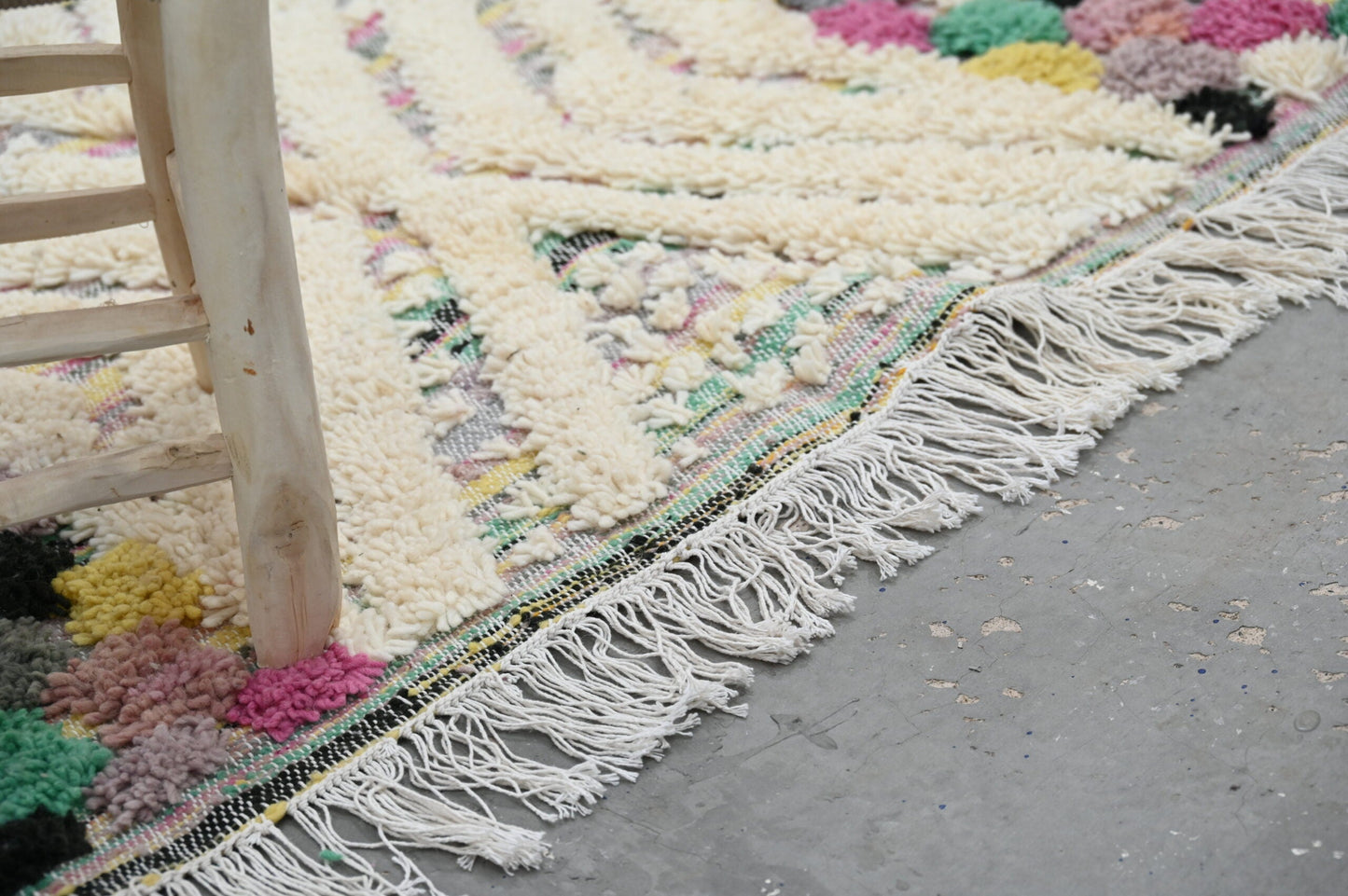 DecorBites™ Handmade Moroccan Azilal Rug 222x133 cm