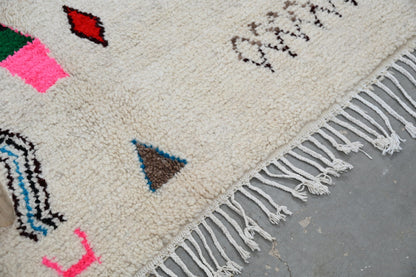 DecorBites™ Handmade Moroccan Azilal Rug - 223x157cm