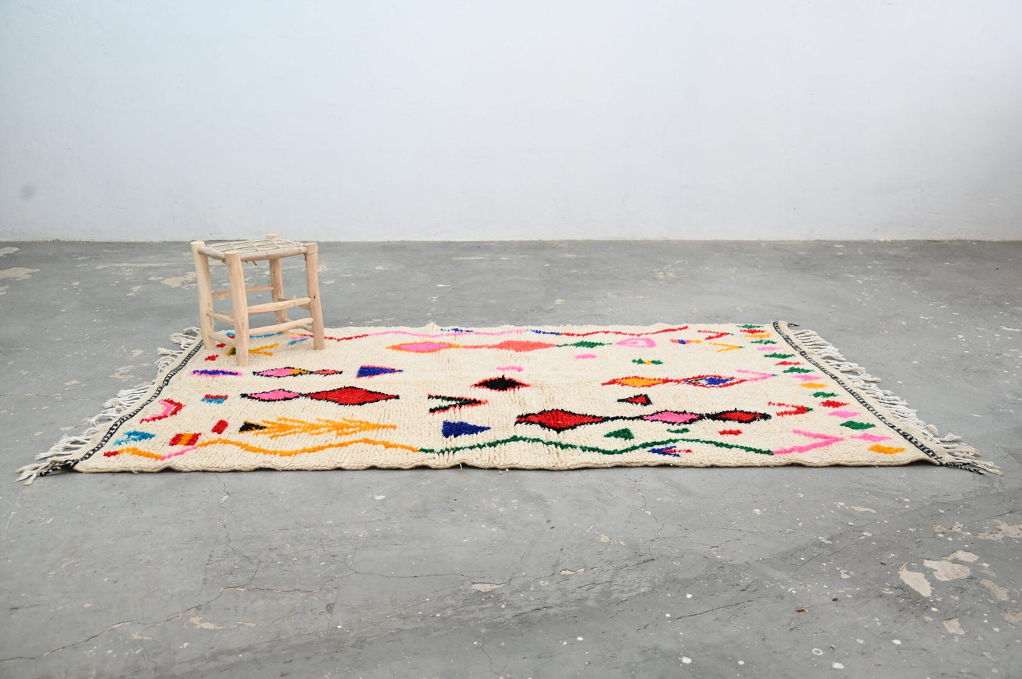 DecorBites™ Handmade Moroccan Azilal Rug 231x131cm