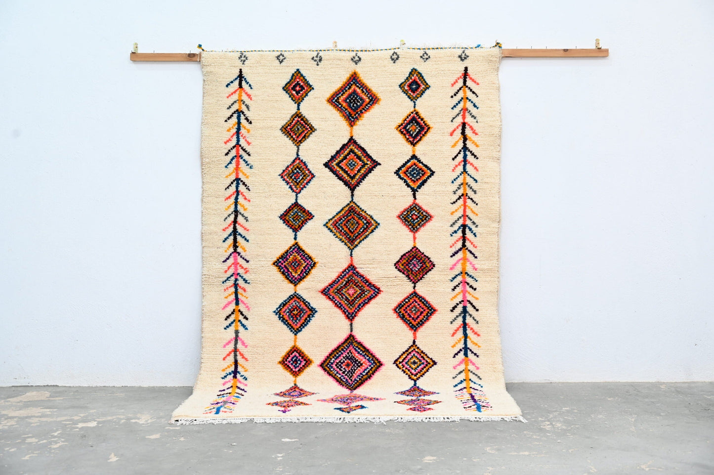 DecorBites™ Handmade Moroccan Azilal Rug 236x155cm