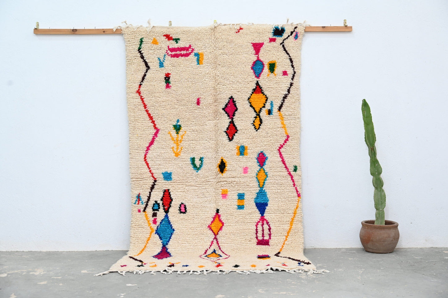 DecorBites™ Handmade Moroccan Azilal Rug 240x132cm