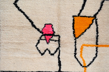 DecorBites™ Handmade Moroccan Azilal Rug 240x152 cm