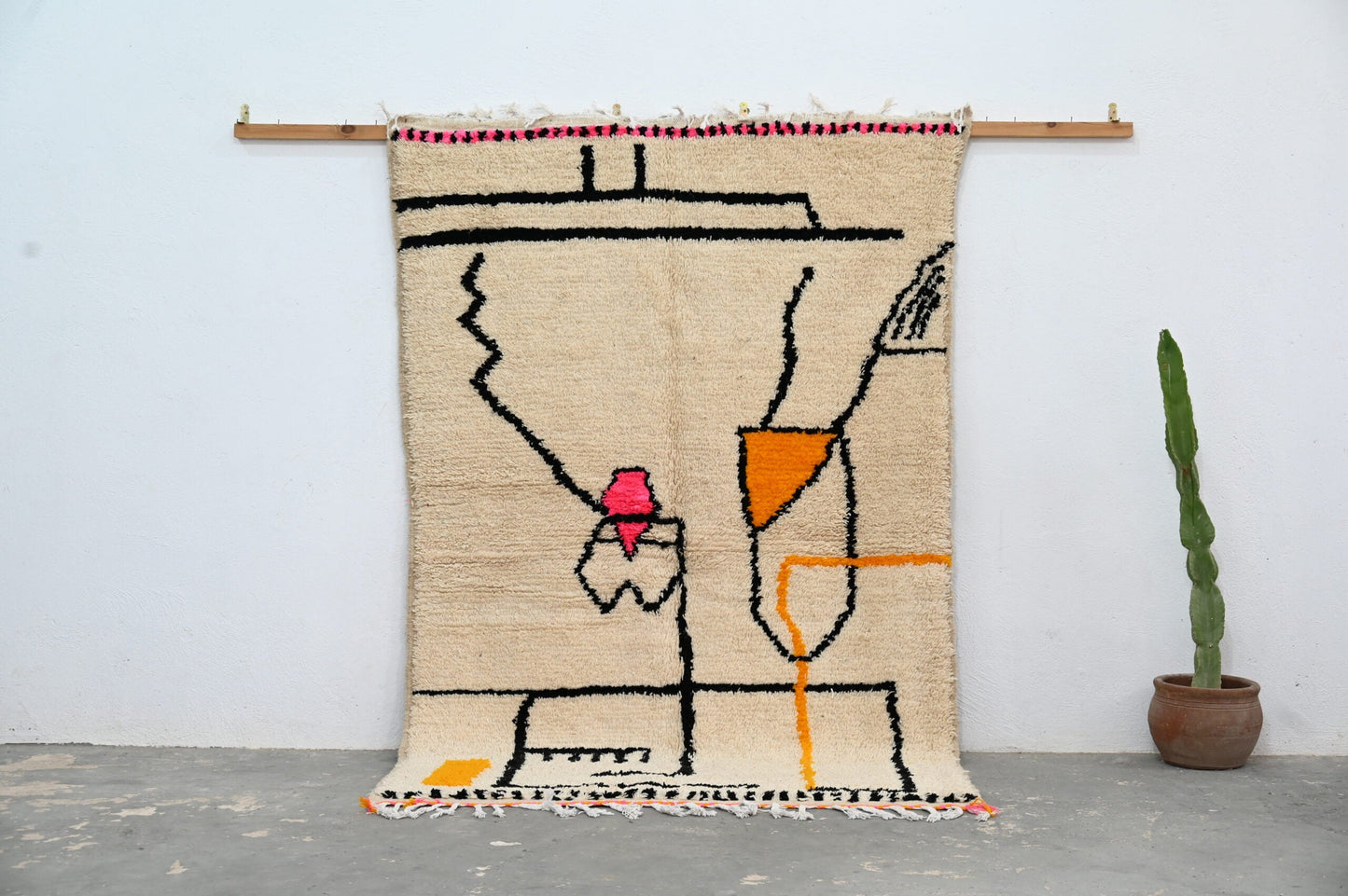 DecorBites™ Handmade Moroccan Azilal Rug 240x152 cm