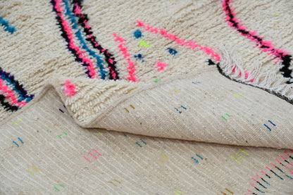 DecorBites™ Handmade Moroccan Azilal Rug - 241x140 cm