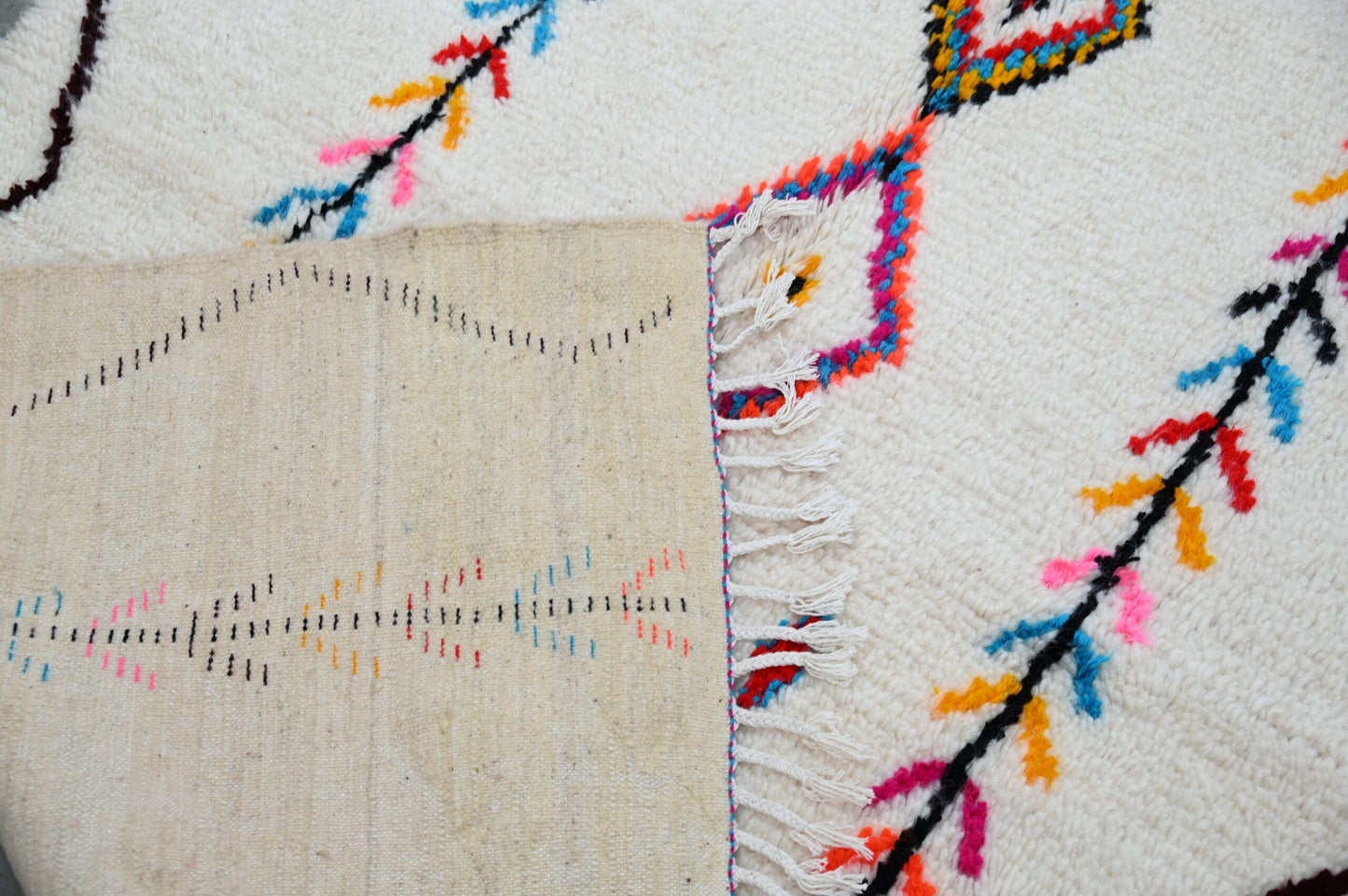 DecorBites™ Handmade Moroccan Azilal Rug 242x150cm
