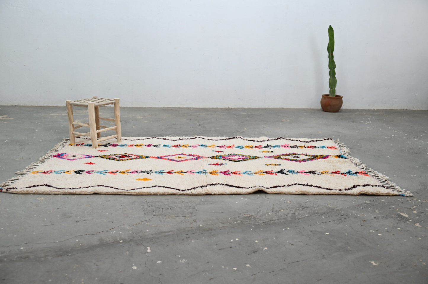 DecorBites™ Handmade Moroccan Azilal Rug 242x150cm