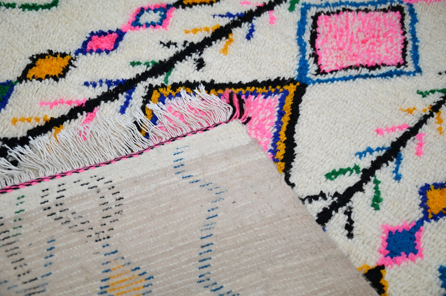 DecorBites™ Handmade Moroccan Azilal Rug 243x131 cm