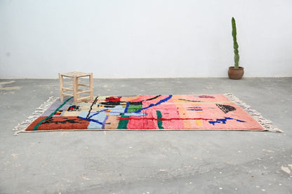 DecorBites™ Handmade Moroccan Azilal Rug - 244x147 cm