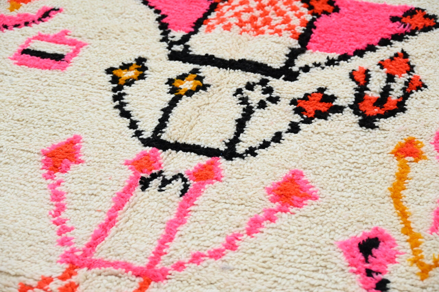 DecorBites™ Handmade Moroccan Azilal Rug - 245x141cm