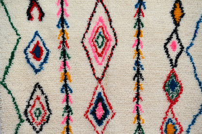 DecorBites™ Handmade Moroccan Azilal Rug 246x148 cm