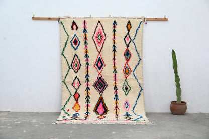 DecorBites™ Handmade Moroccan Azilal Rug 246x148 cm