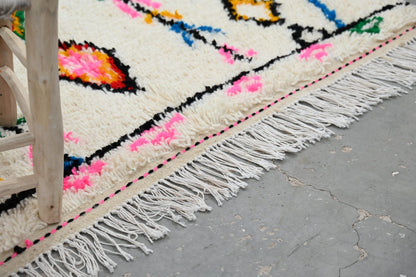 DecorBites™ Handmade Moroccan Azilal Rug 246x148 cm
