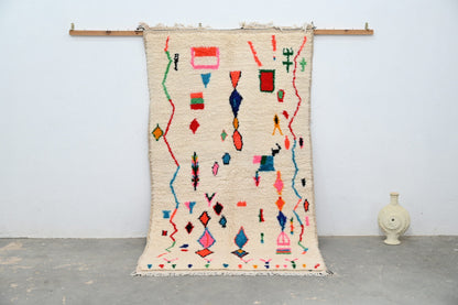 DecorBites™ Handmade Moroccan Azilal Rug - 247x141 cm
